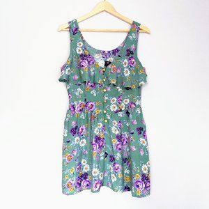 Floral Rayon Mini Sundress